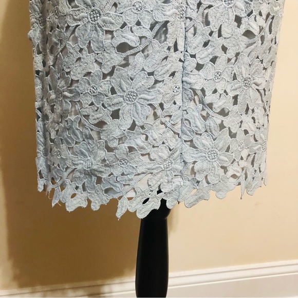 LOFT Dress Light Blue Size 6P - Picture 10 of 11